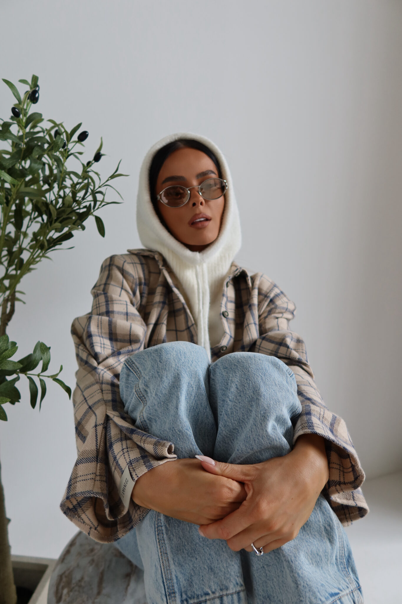 Balaclava TENDER ecru - obrazek 4