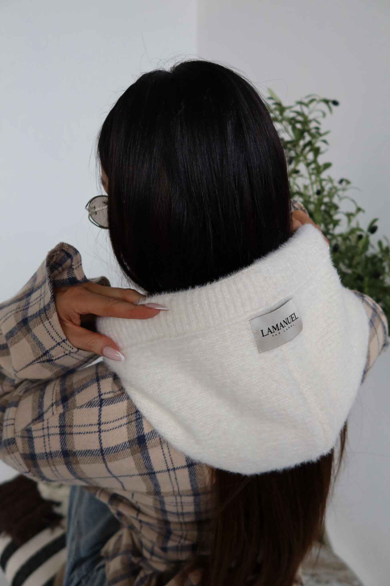 Balaclava TENDER ecru - obrazek 2