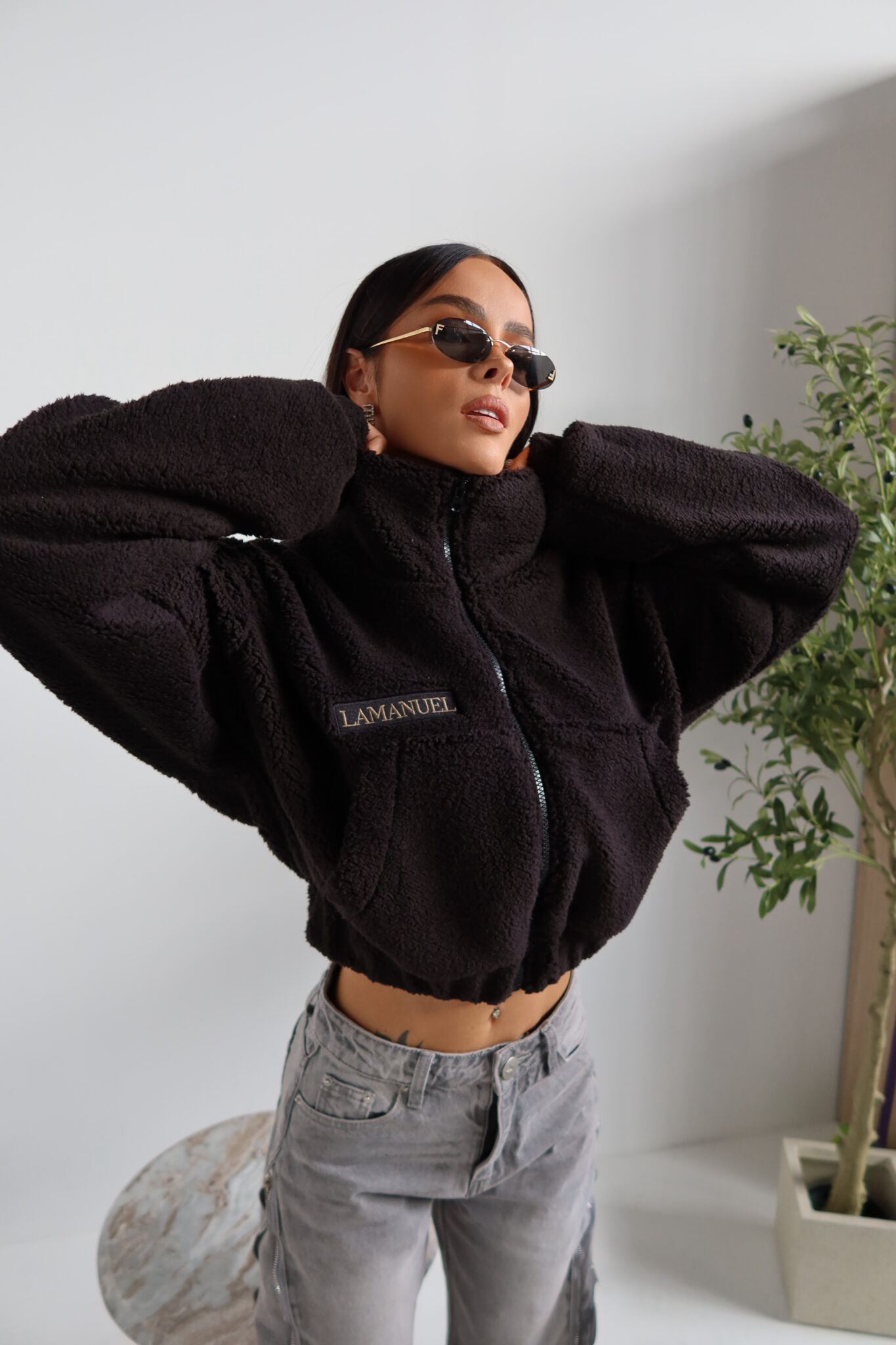 Kurtka FURRY czarna - obrazek 5