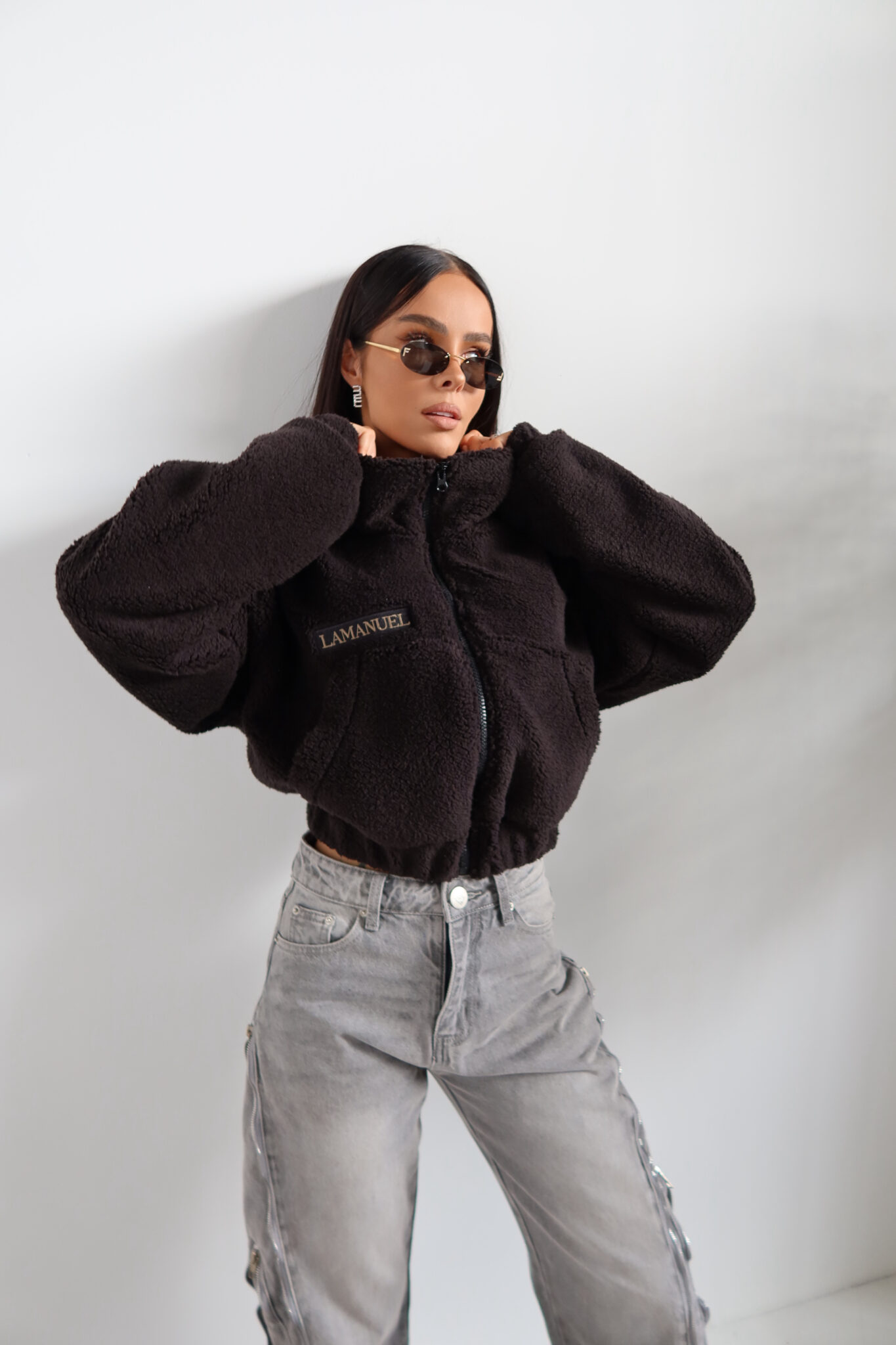 Kurtka FURRY czarna - obrazek 2