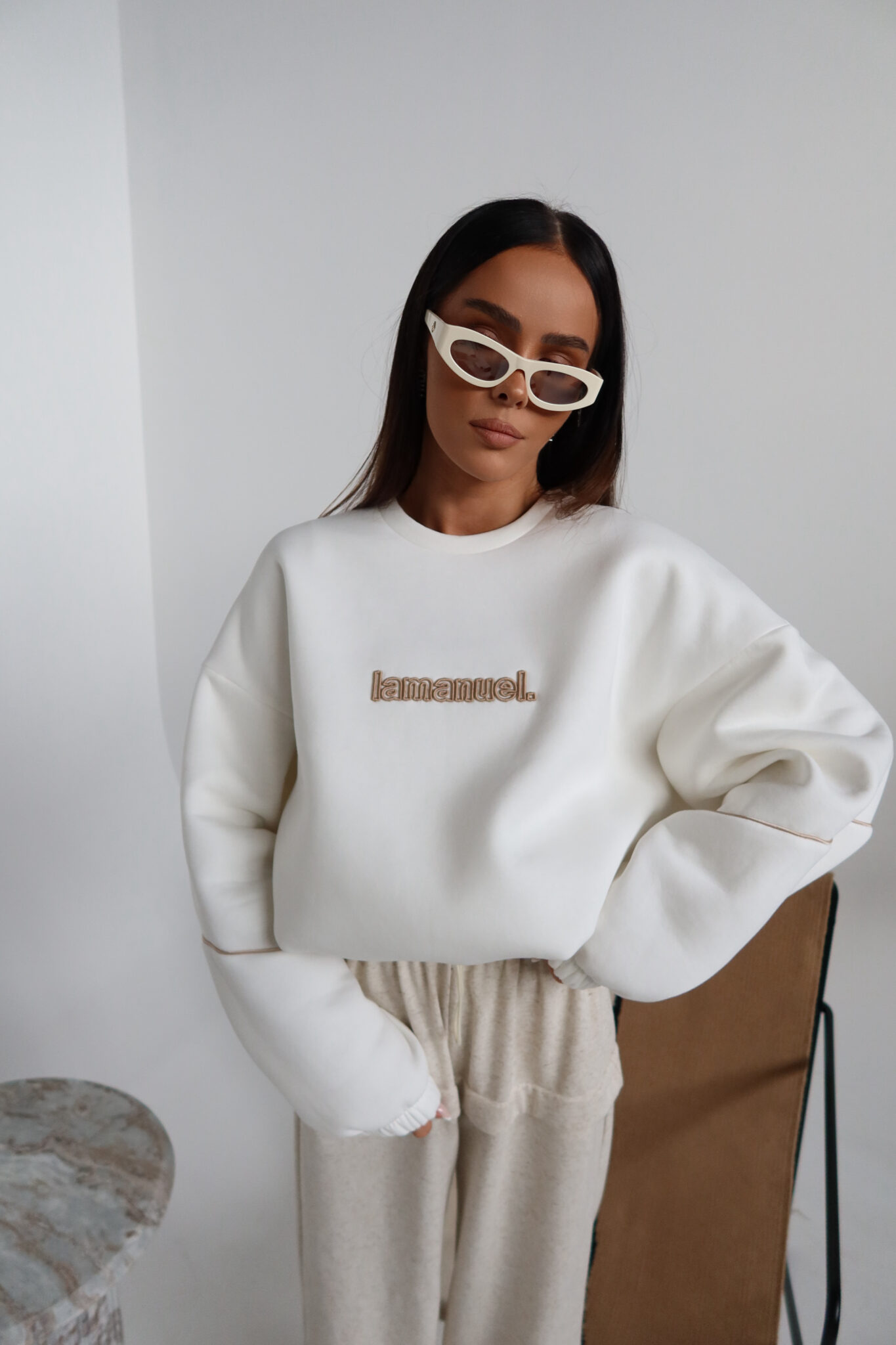 Bluza NUDE ecru - obrazek 7