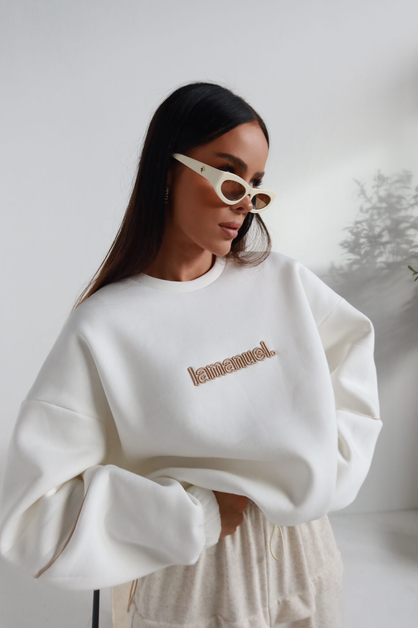 Bluza NUDE ecru - obrazek 3