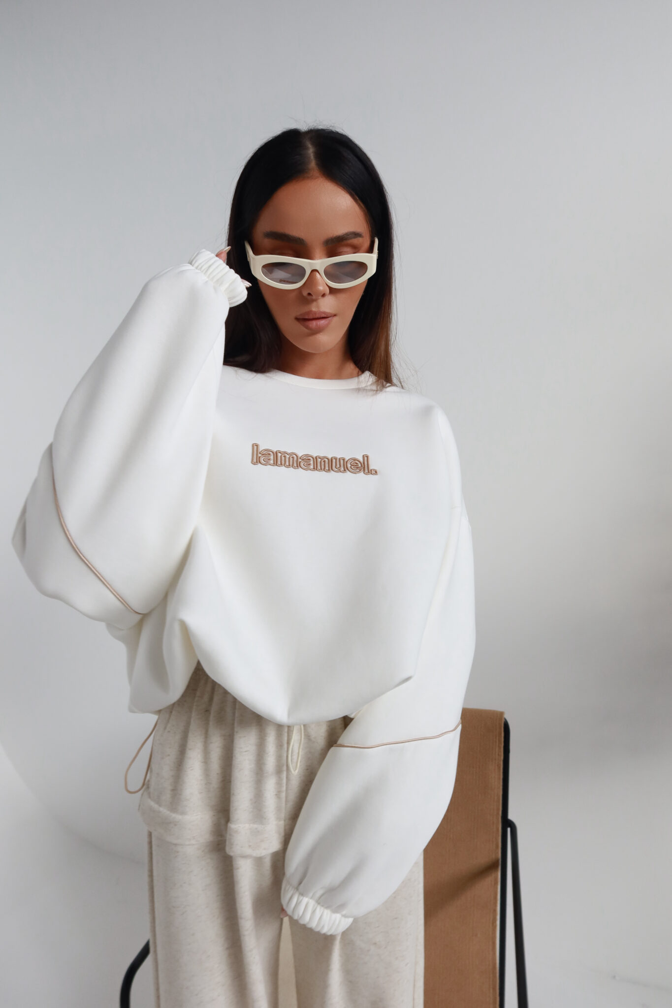 Bluza NUDE ecru - obrazek 5