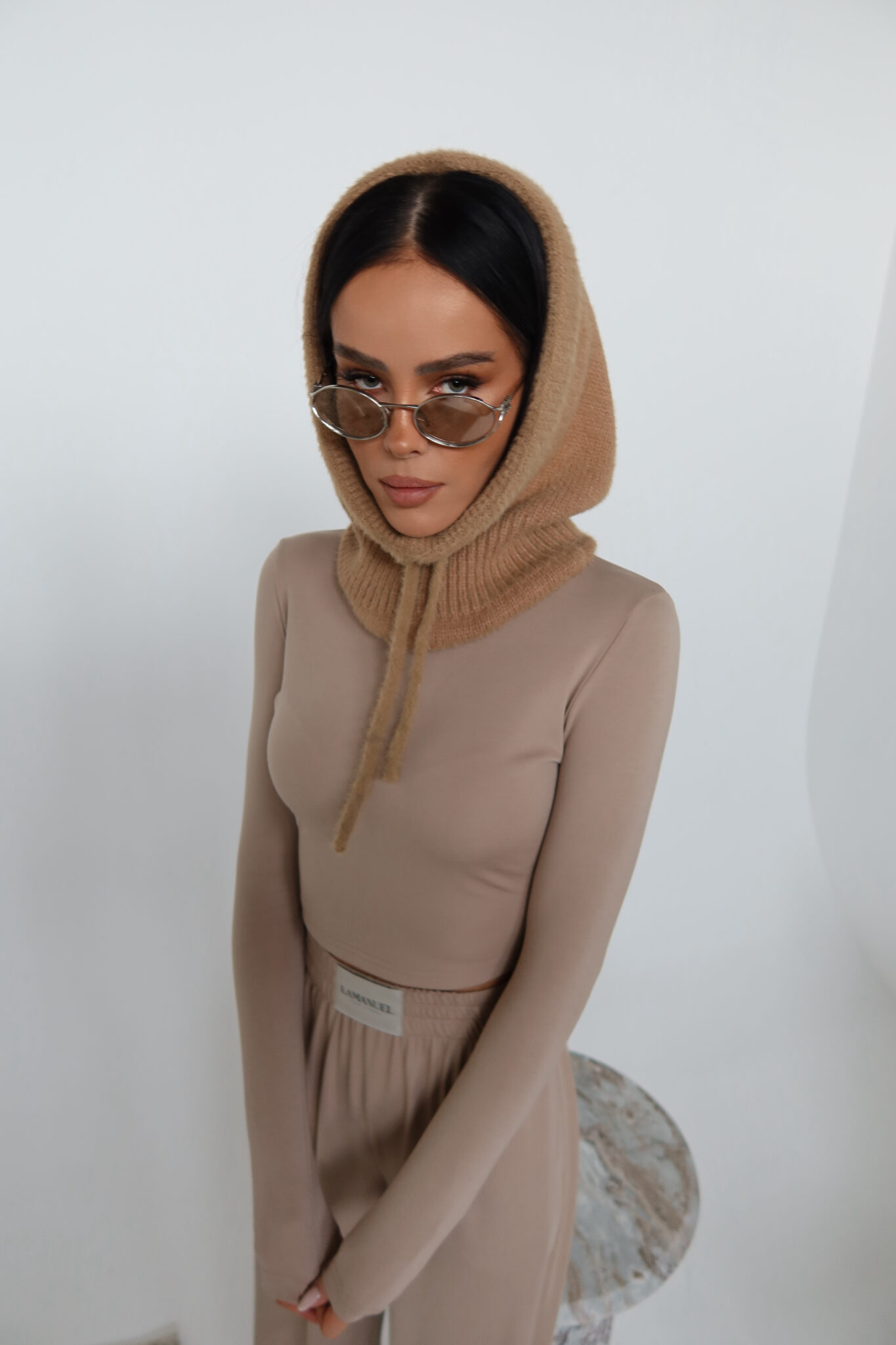 Balaclava TENDER beż - obrazek 4