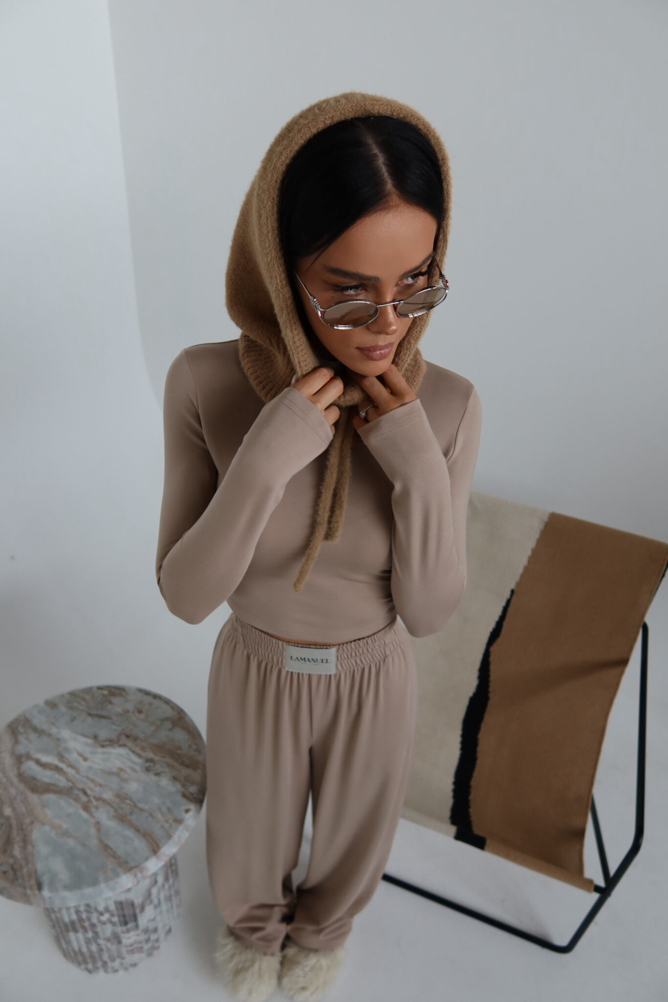 Balaclava TENDER beż - obrazek 7