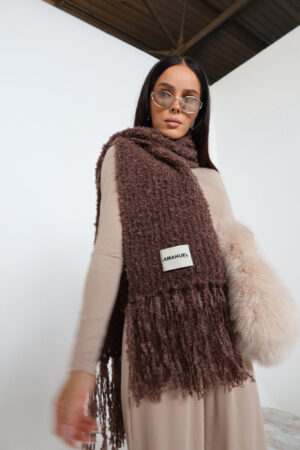 Szalik PLUSHIE czekolada