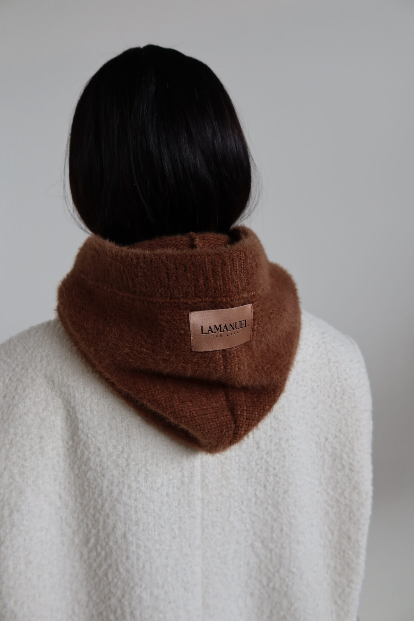 Balaclava TENDER czekolada - obrazek 2