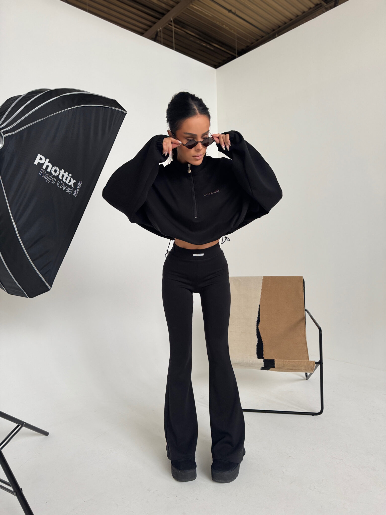 Spodnie MOVE czarne - obrazek 3