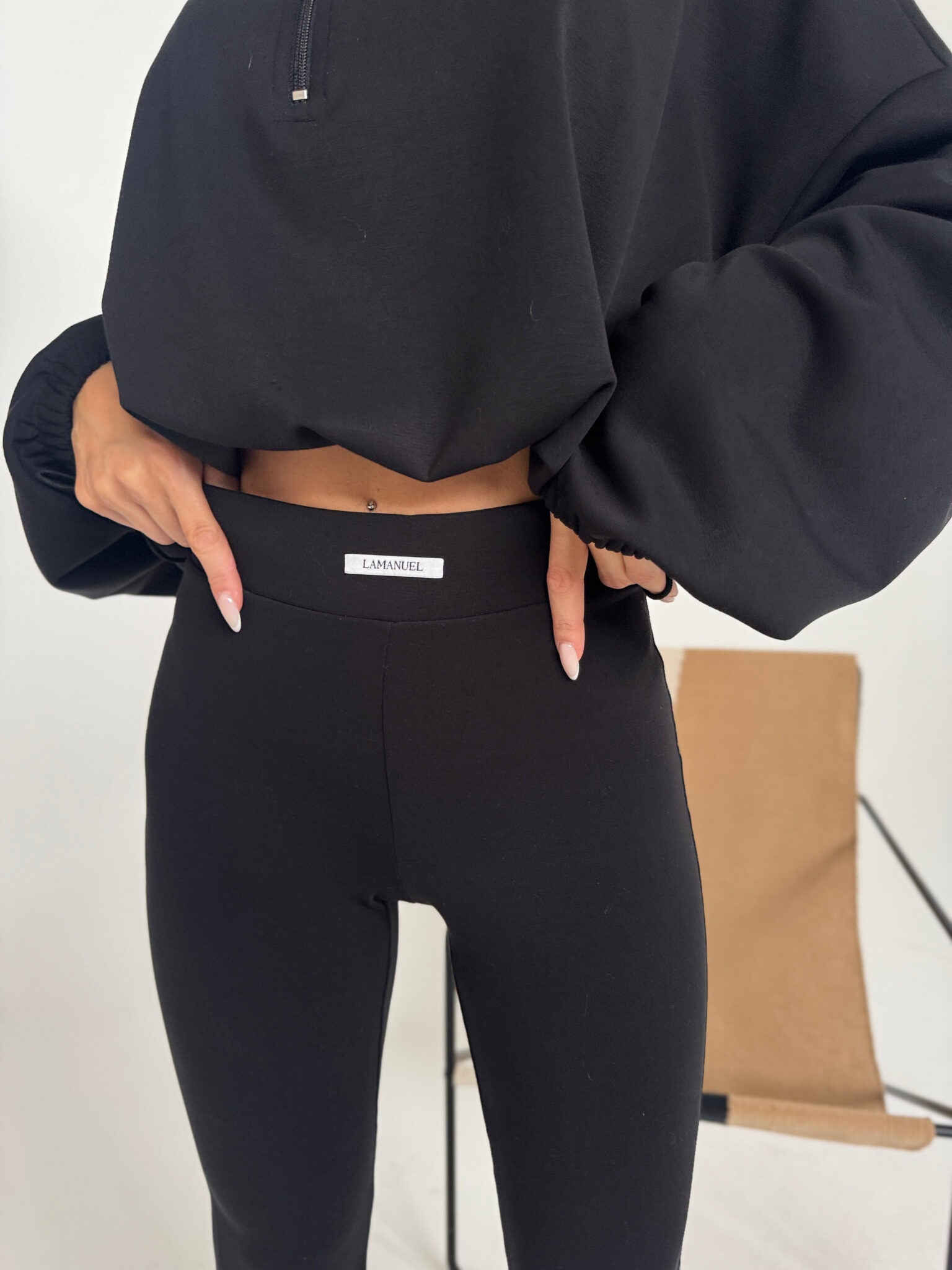 Spodnie MOVE czarne - obrazek 2