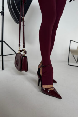 Legginsy HIDDEN bordo - obrazek 4