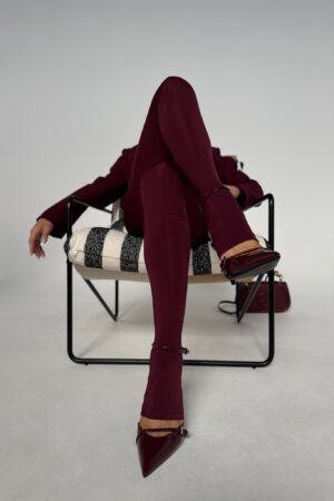 Legginsy HIDDEN bordo - obrazek 2