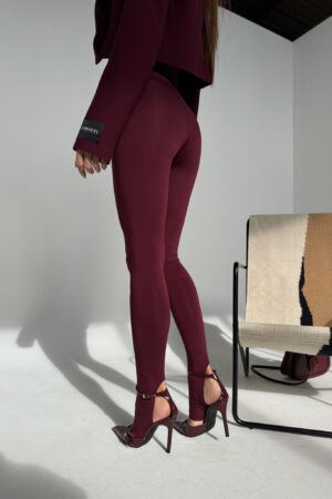 Legginsy HIDDEN bordo