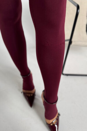 Legginsy HIDDEN bordo - obrazek 5