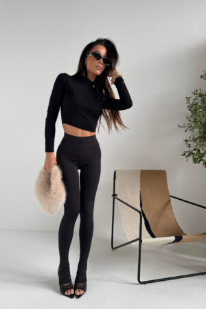 Legginsy HIDDEN czarne - obrazek 4