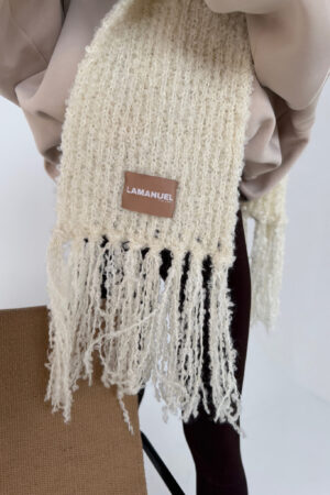 Szalik PLUSHIE ecru