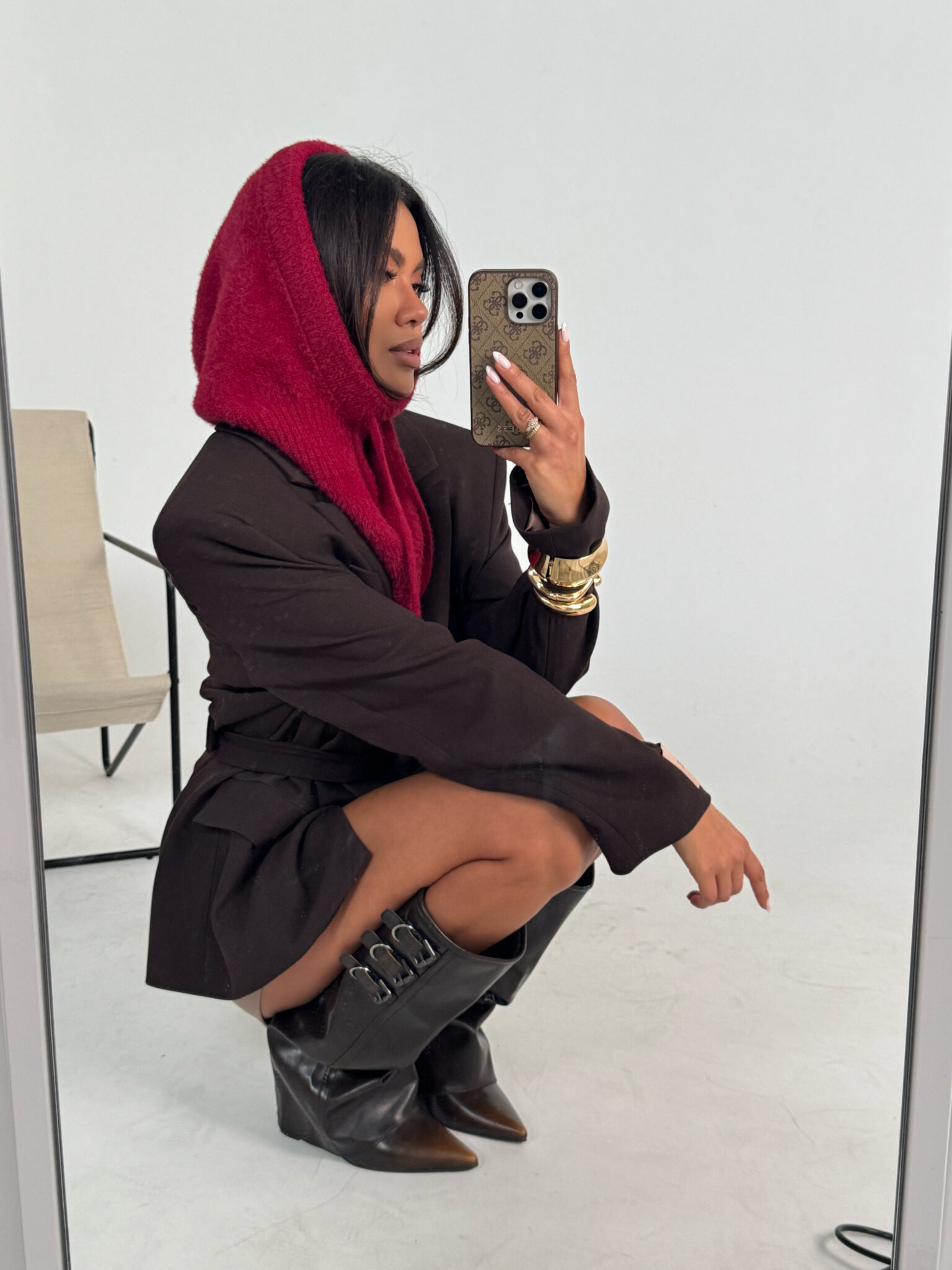 Balaclava TENDER bordo - obrazek 5