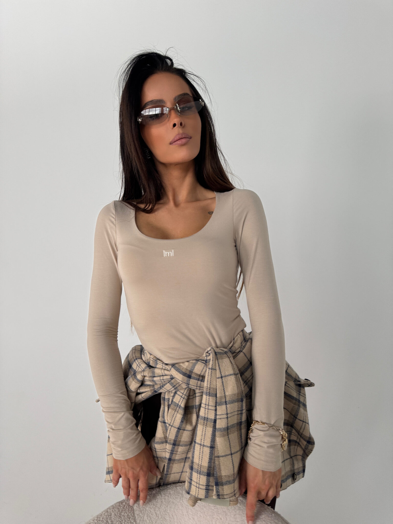 Top AURA beż - obrazek 2