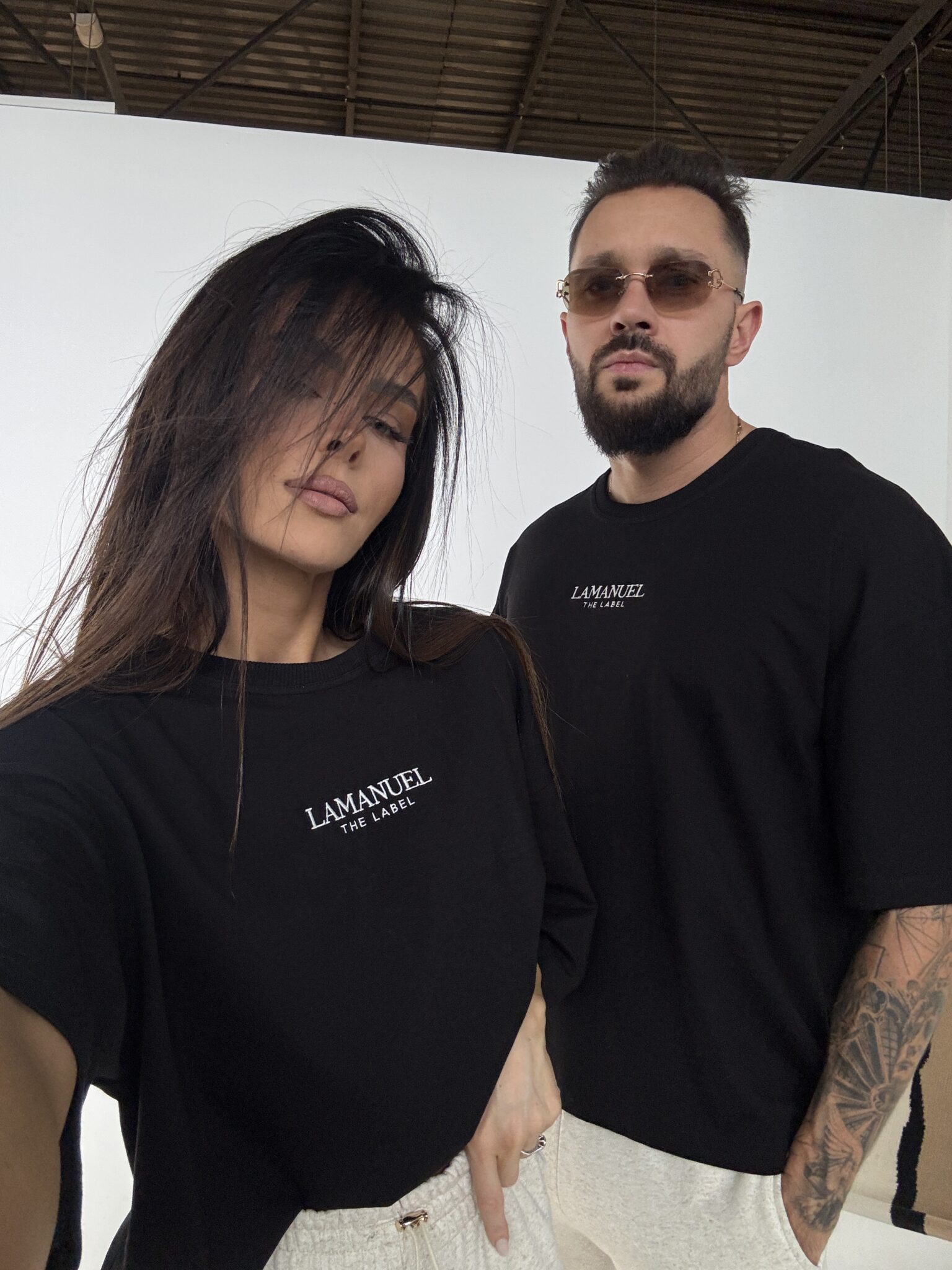 Tshirt BASE czarny - obrazek 7