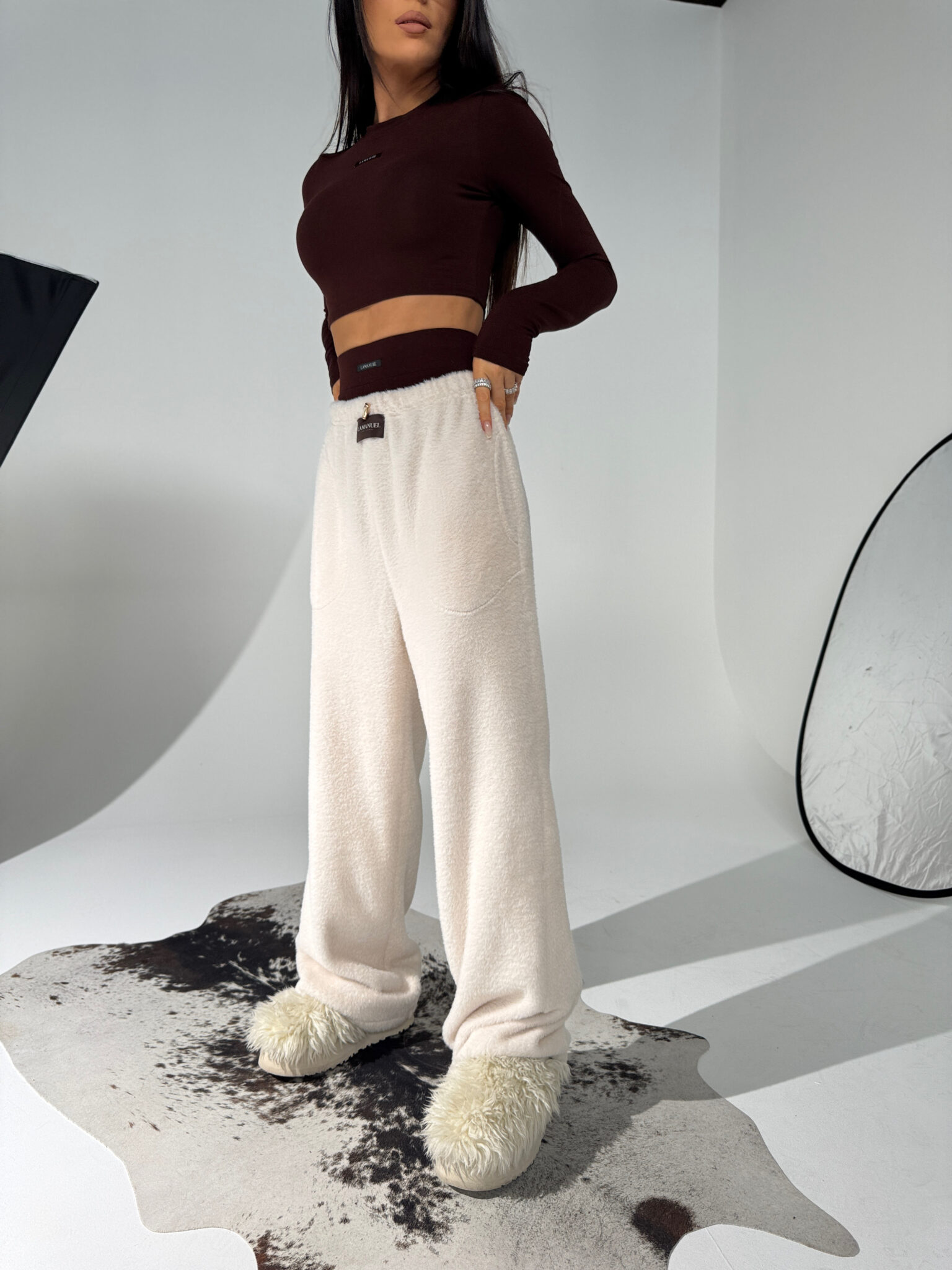 Spodnie TENDER ecru - obrazek 8