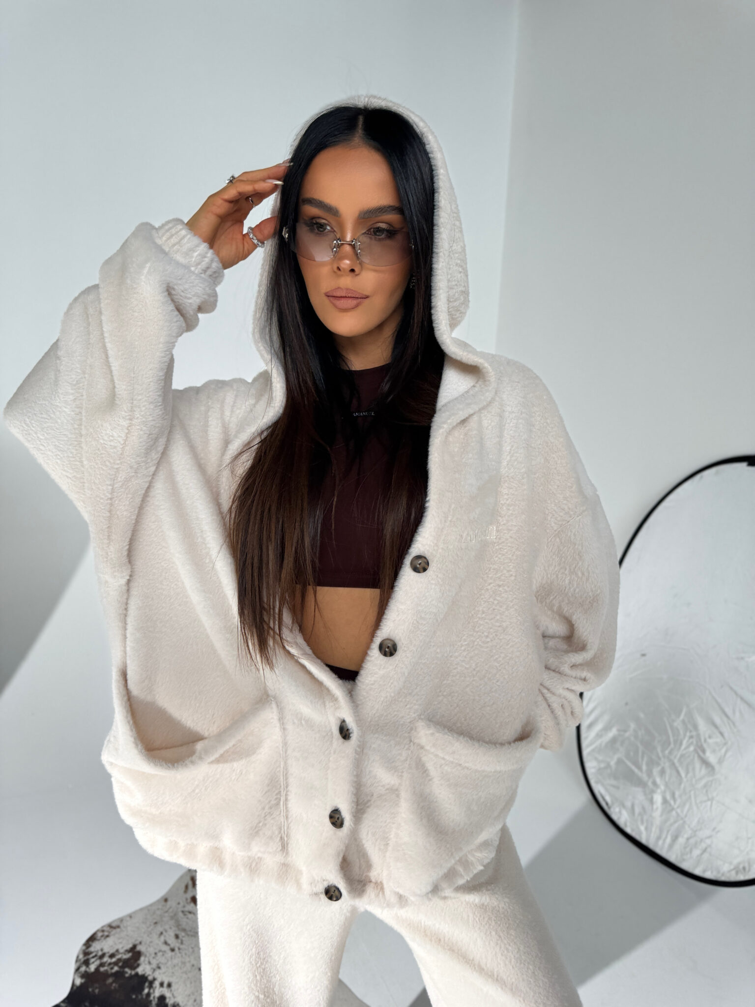 Bluza TENDER ecru - obrazek 2