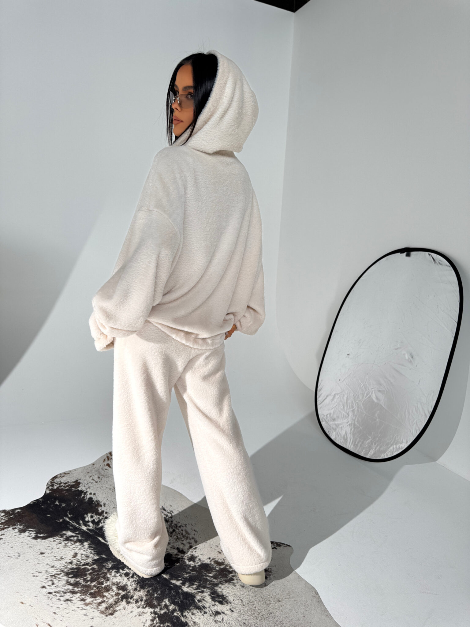 Spodnie TENDER ecru - obrazek 5