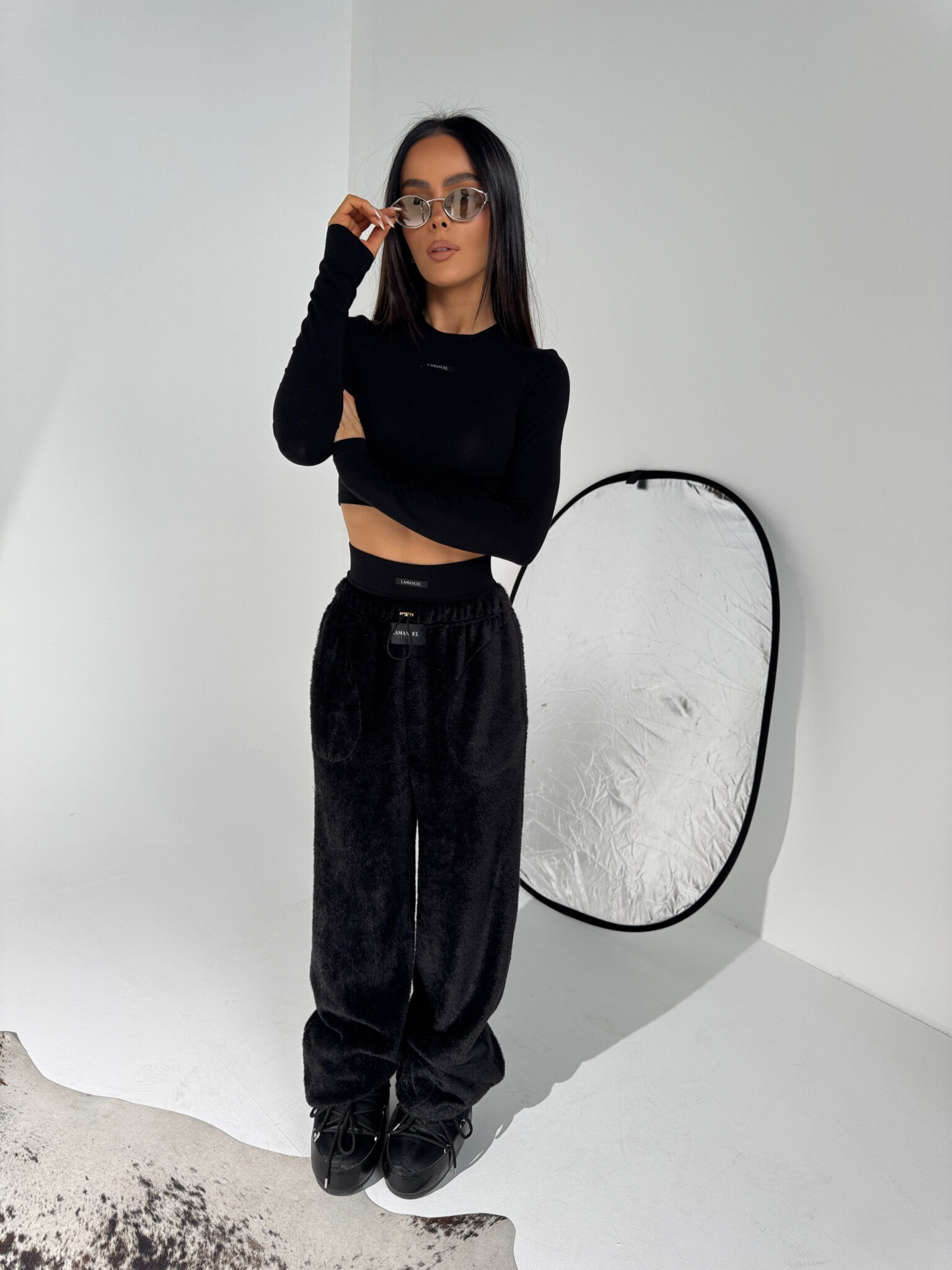 Spodnie TENDER czarne - obrazek 2