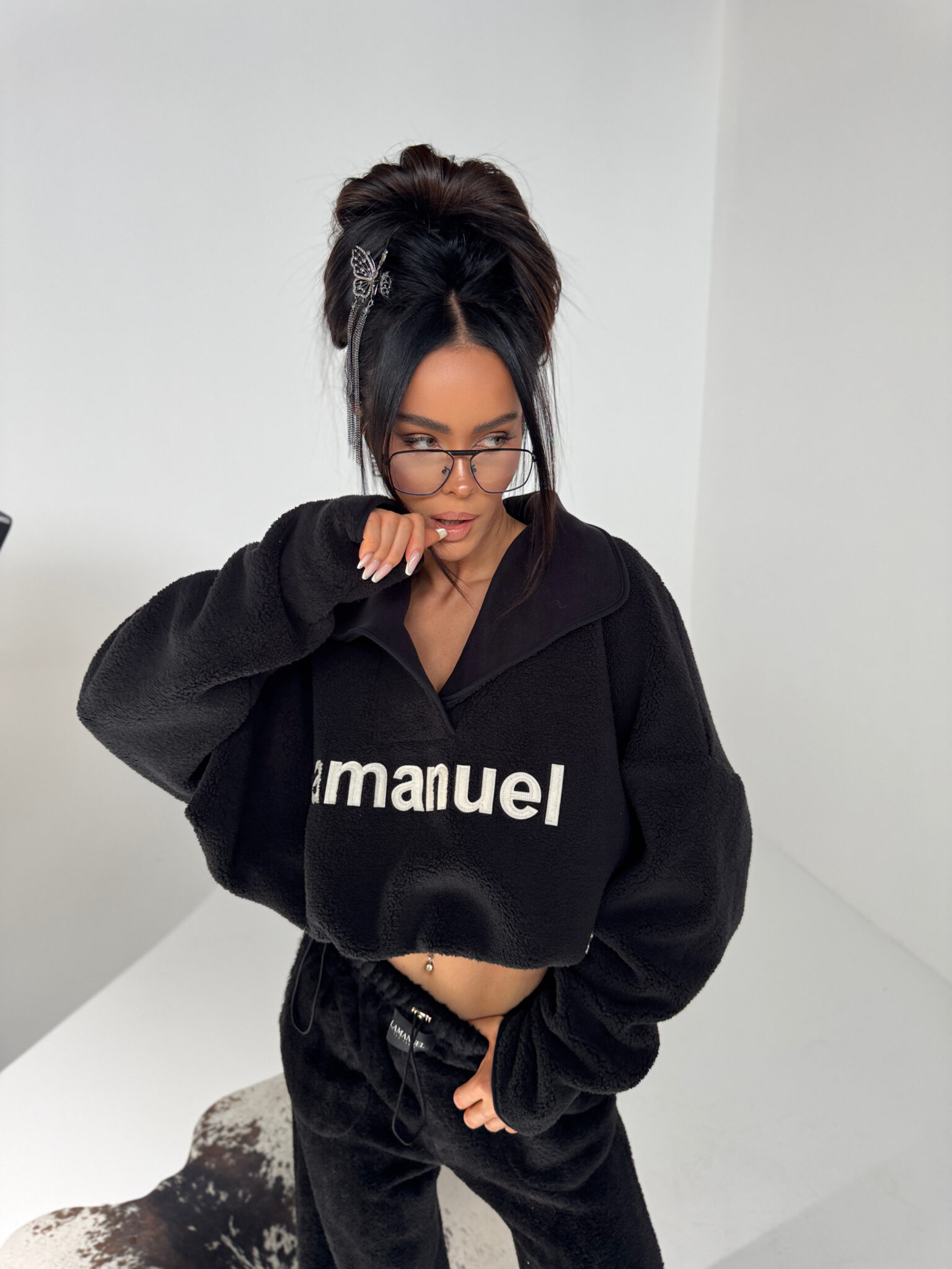 Bluza ASPEN czarna - obrazek 5