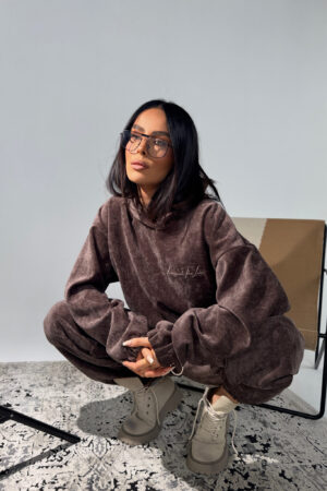 Bluza QUEEN czekolada