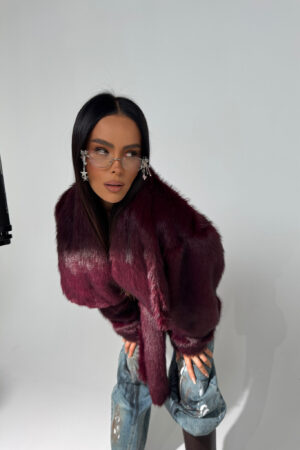 Kurtka FUZZY bordo - obrazek 2