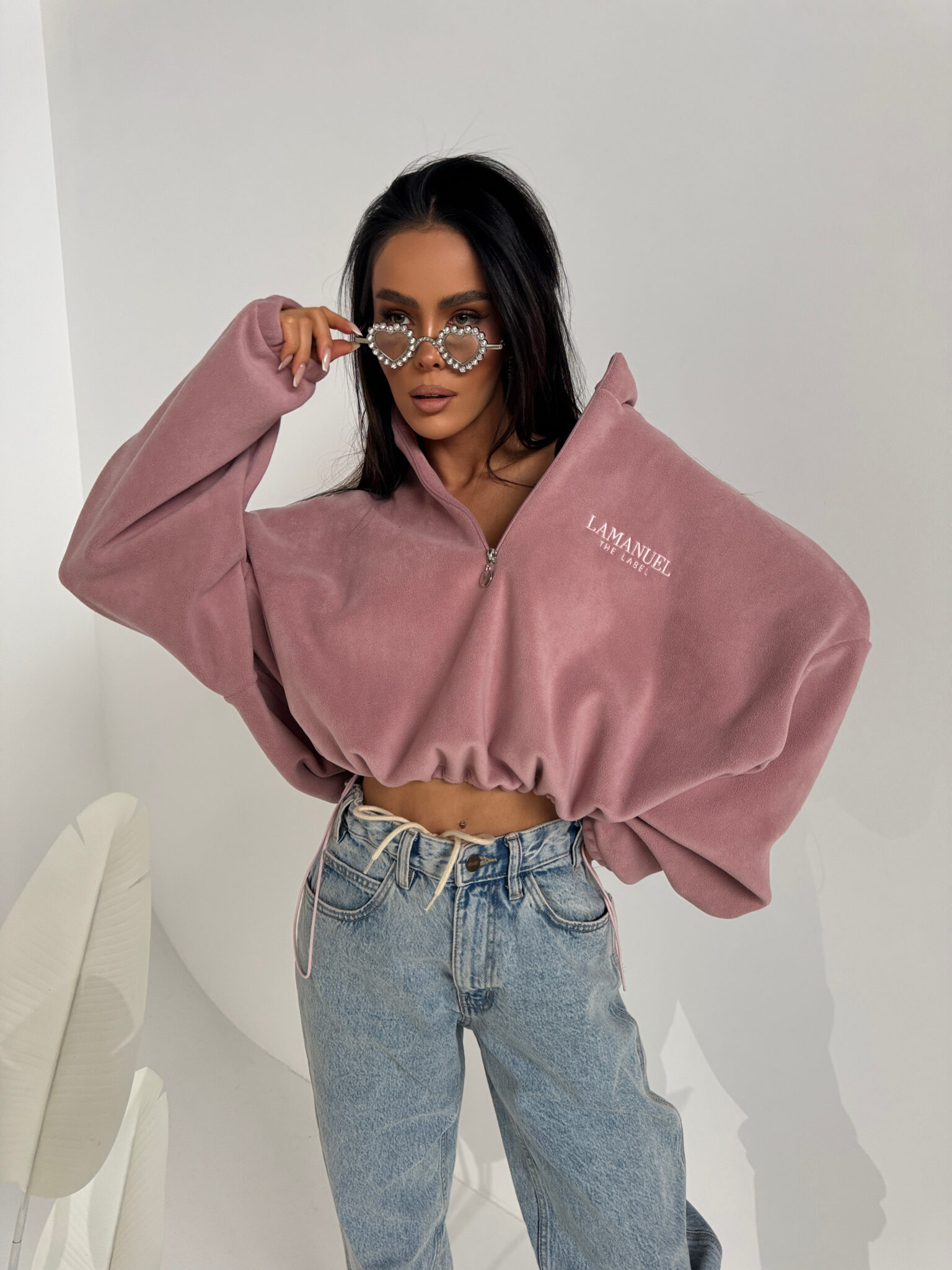 Bluza WARM UP puder - obrazek 9