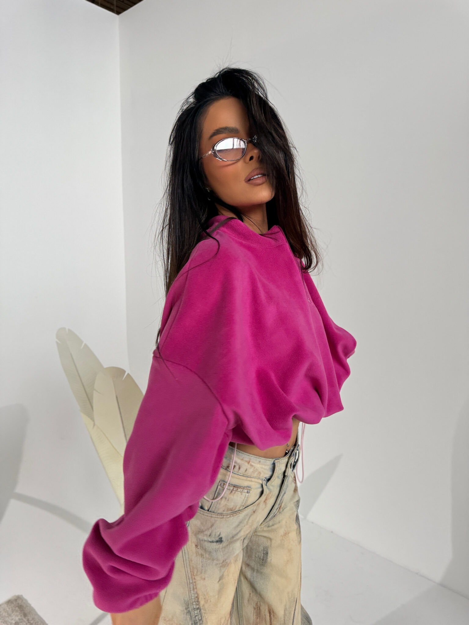 Bluza WARM UP fuksja - obrazek 6