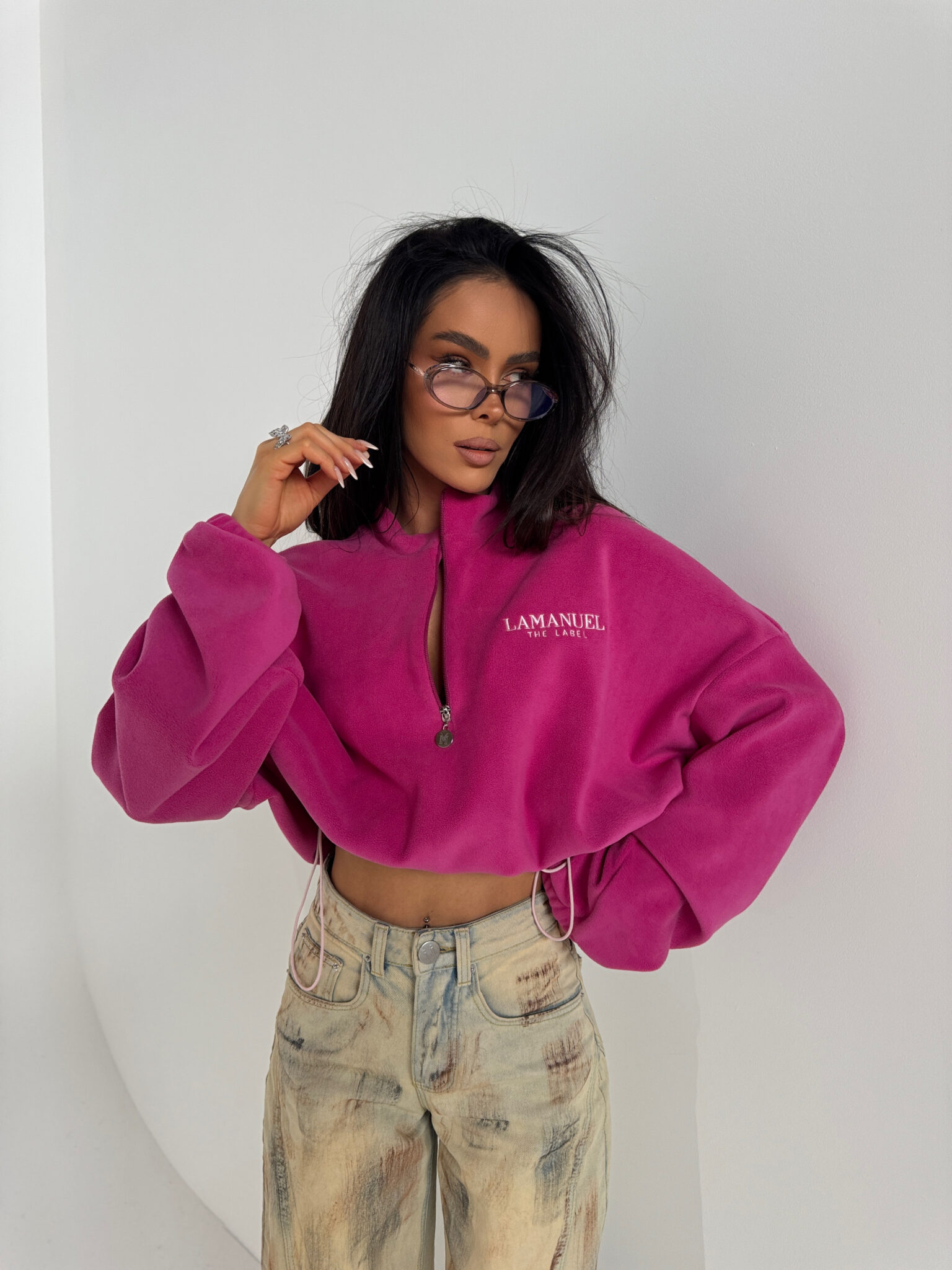 Bluza WARM UP fuksja - obrazek 5