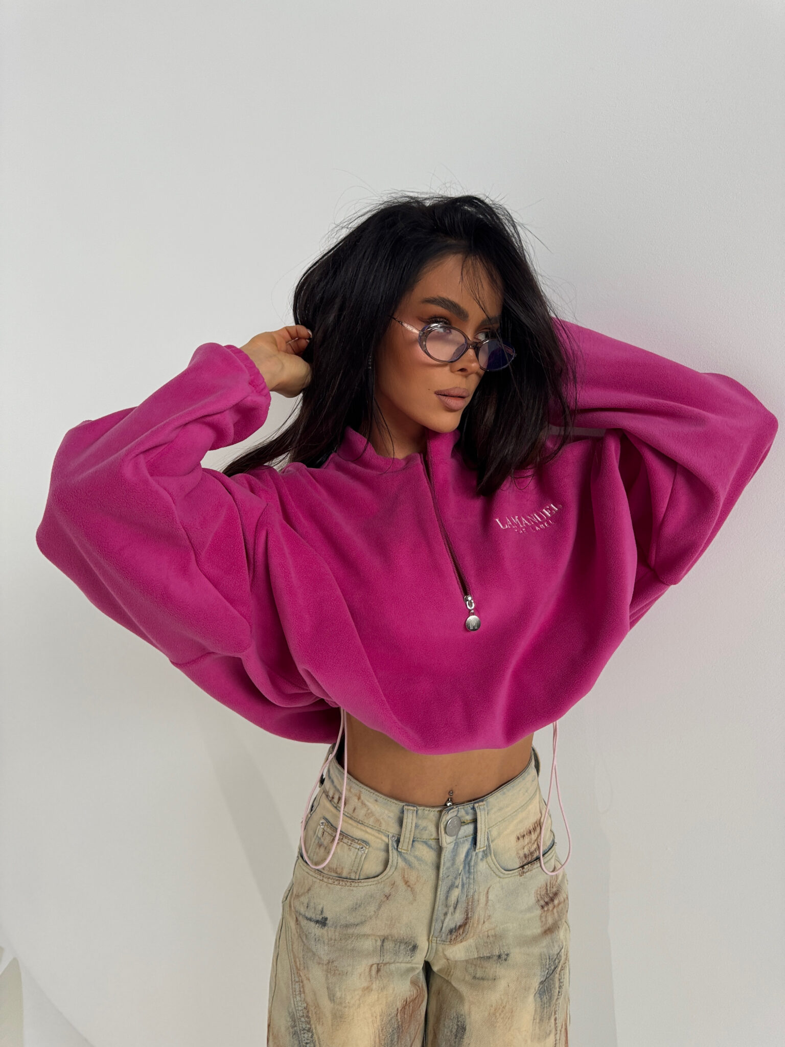 Bluza WARM UP fuksja