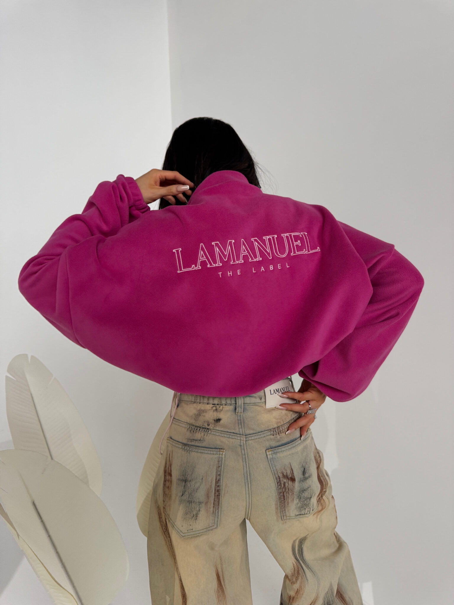 Bluza WARM UP fuksja - obrazek 4