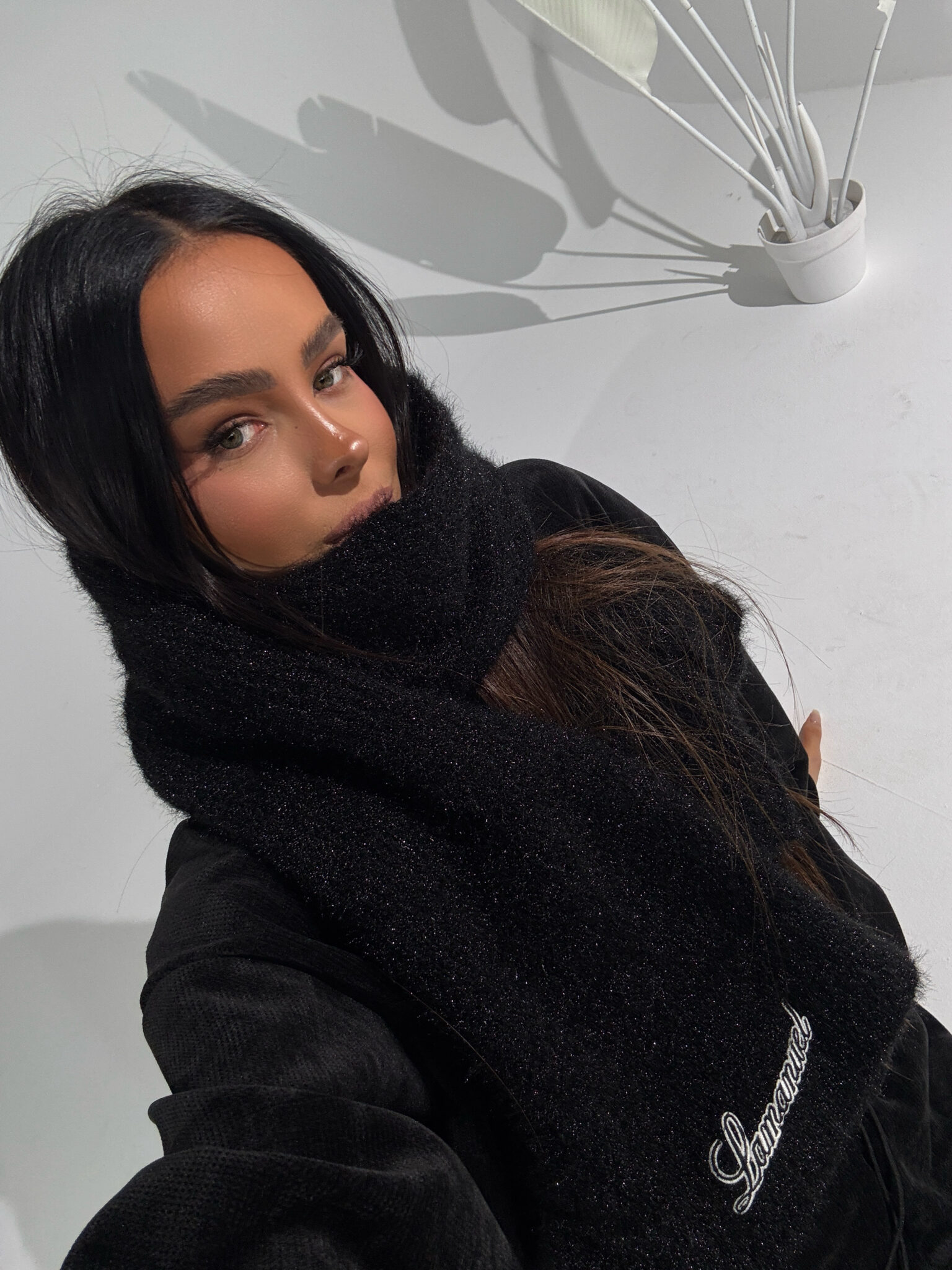 Szalik SNOWY czarny - obrazek 5