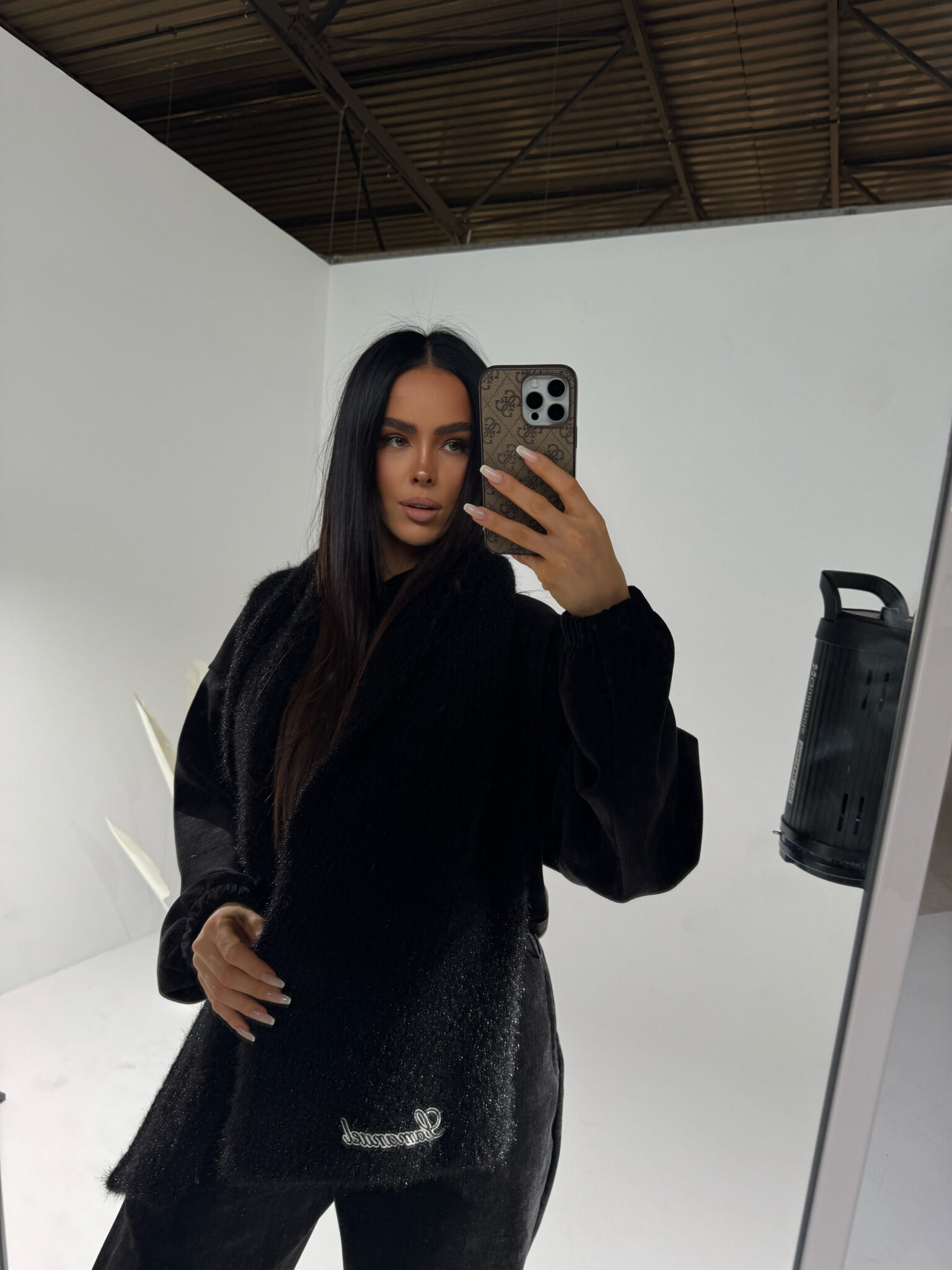 Szalik SNOWY czarny - obrazek 3