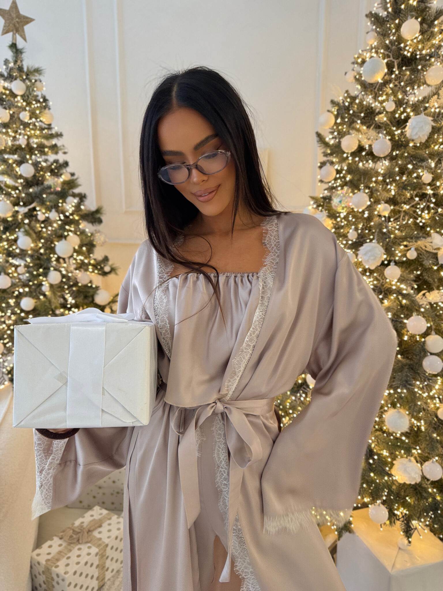 Szlafrok PEARL beż - obrazek 9