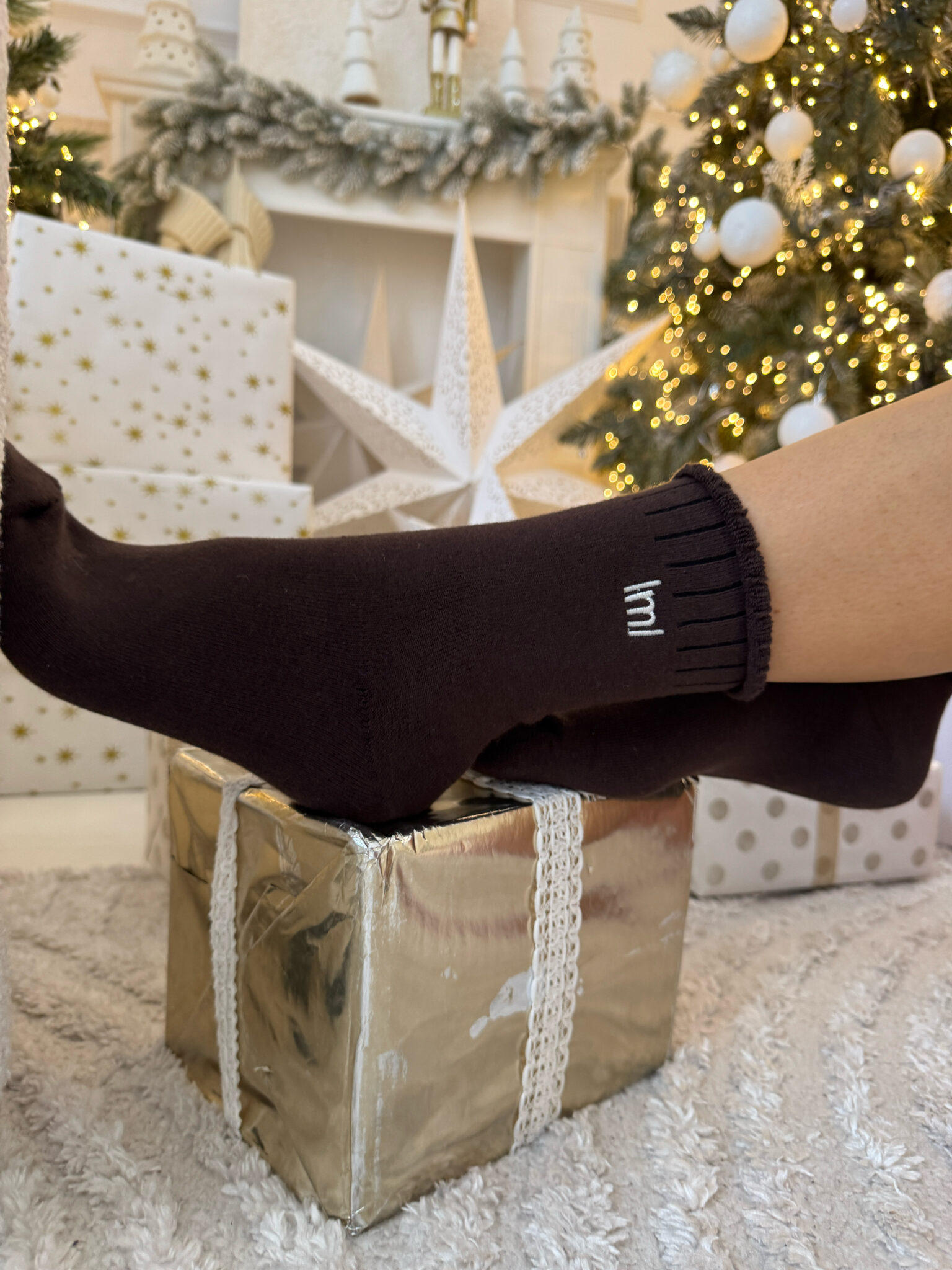 Skarpety PRESENT czekolada - obrazek 3
