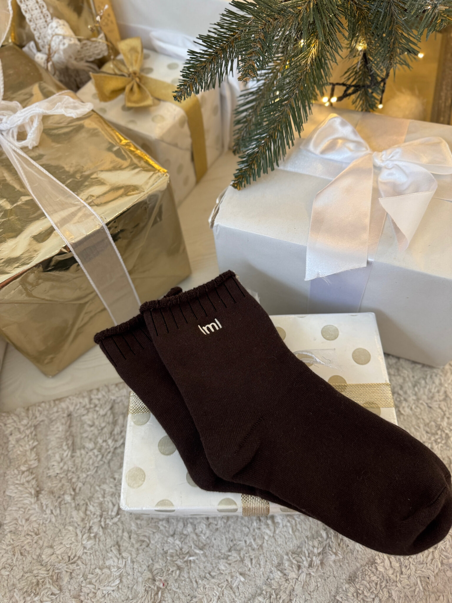 Skarpety PRESENT czekolada - obrazek 4
