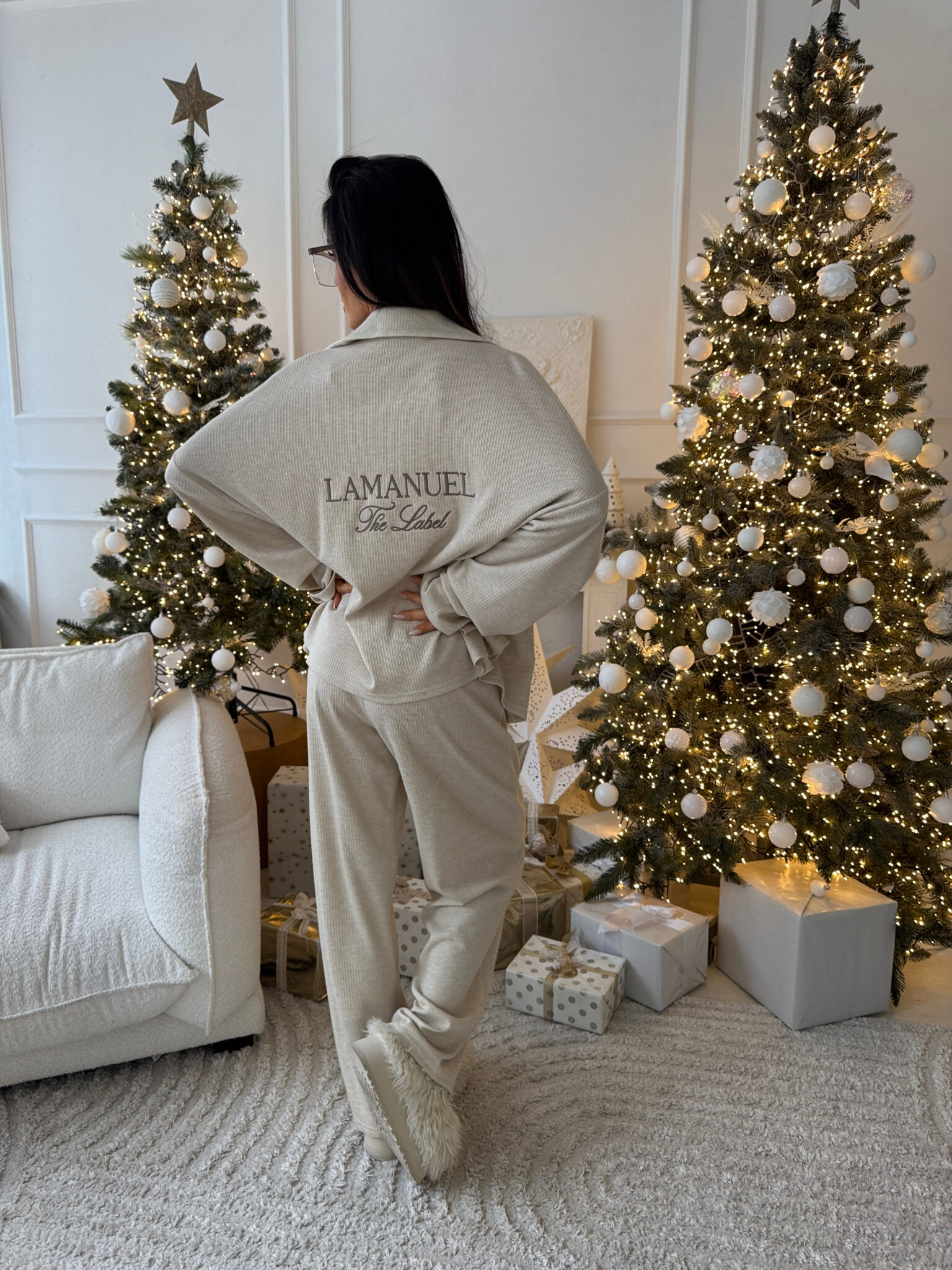 Spodnie LOOSE vanilla - obrazek 4