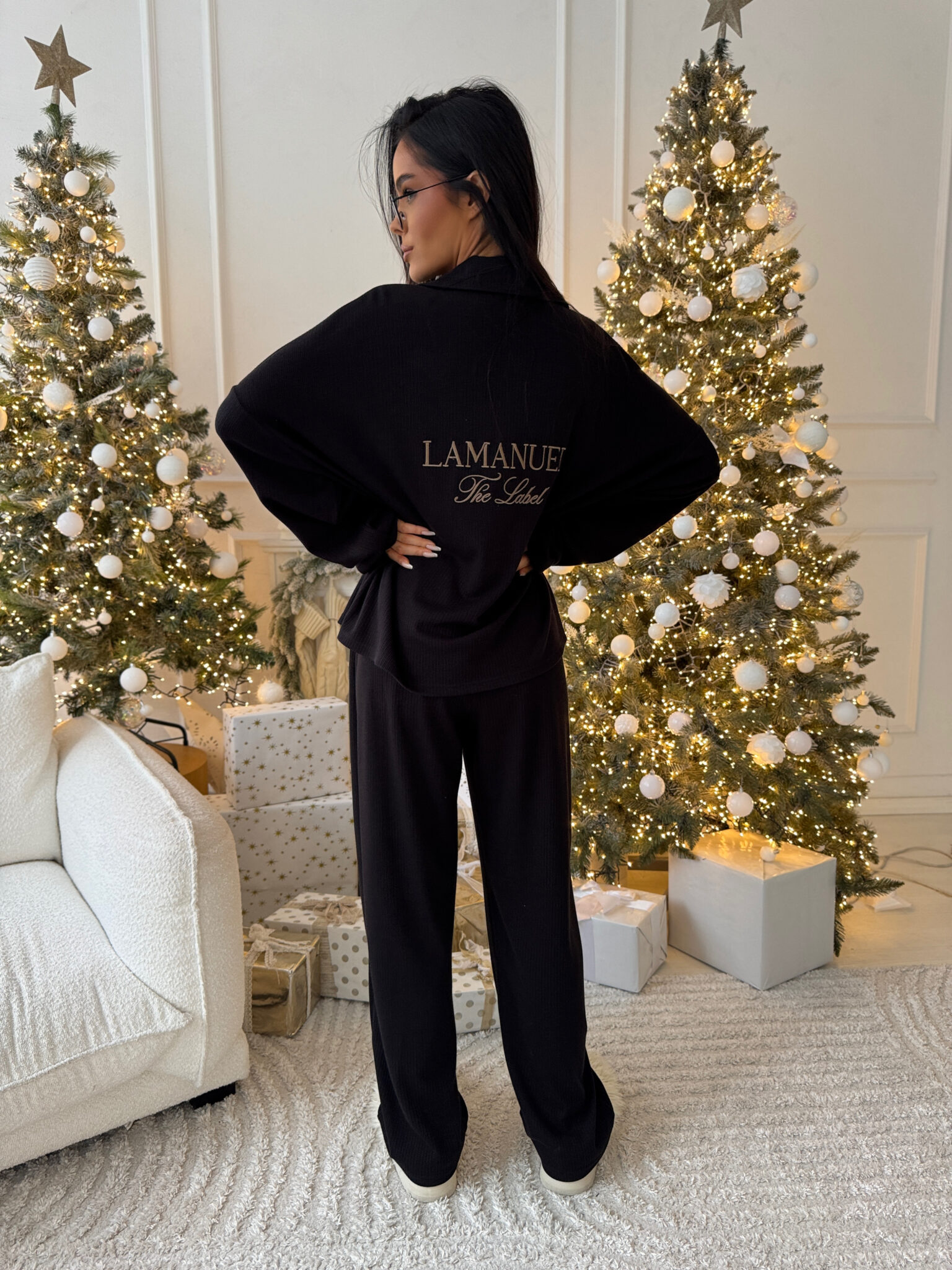 Spodnie LOOSE czarne - obrazek 5