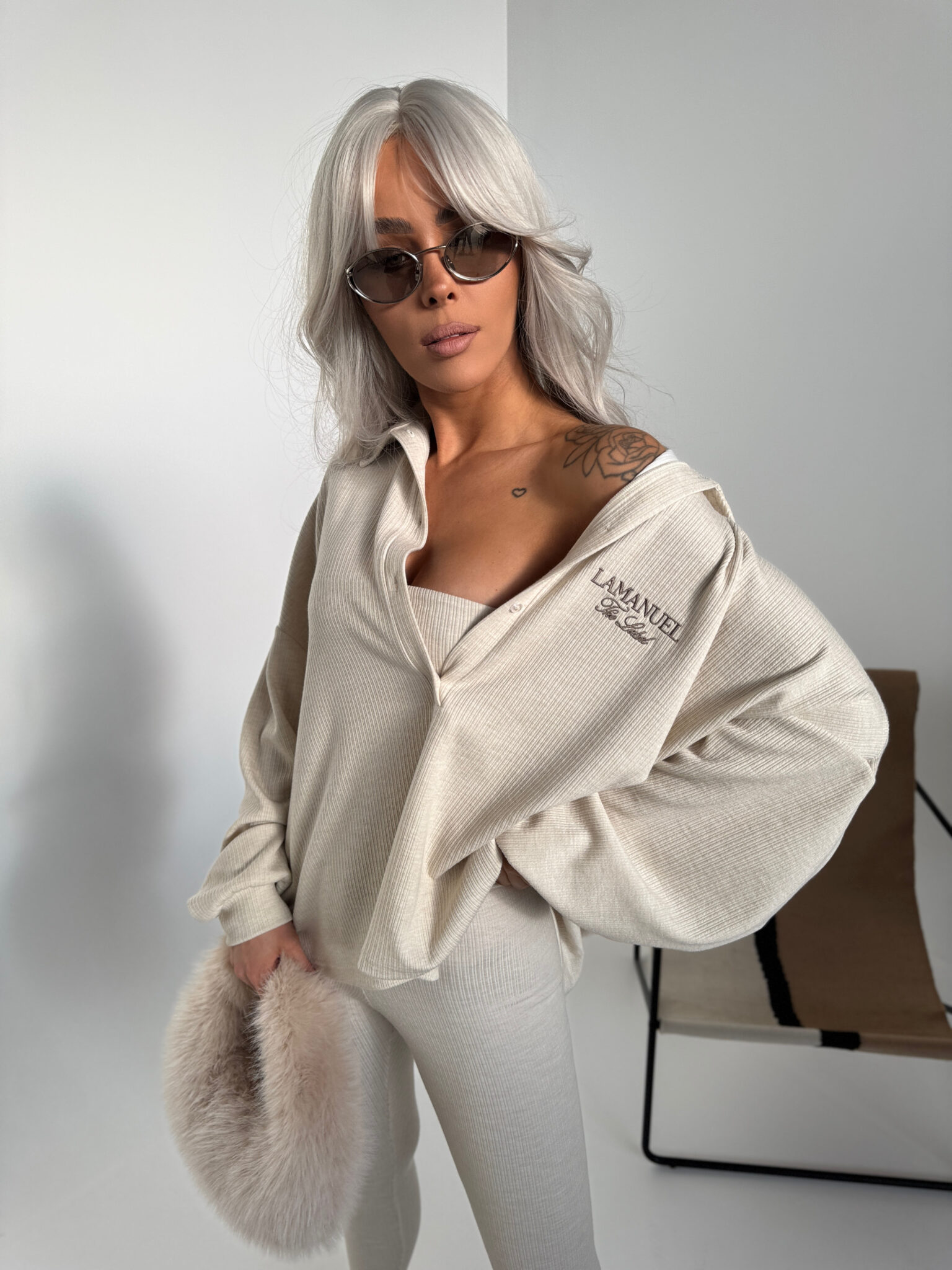 Bluza SEPARATE beż - obrazek 12