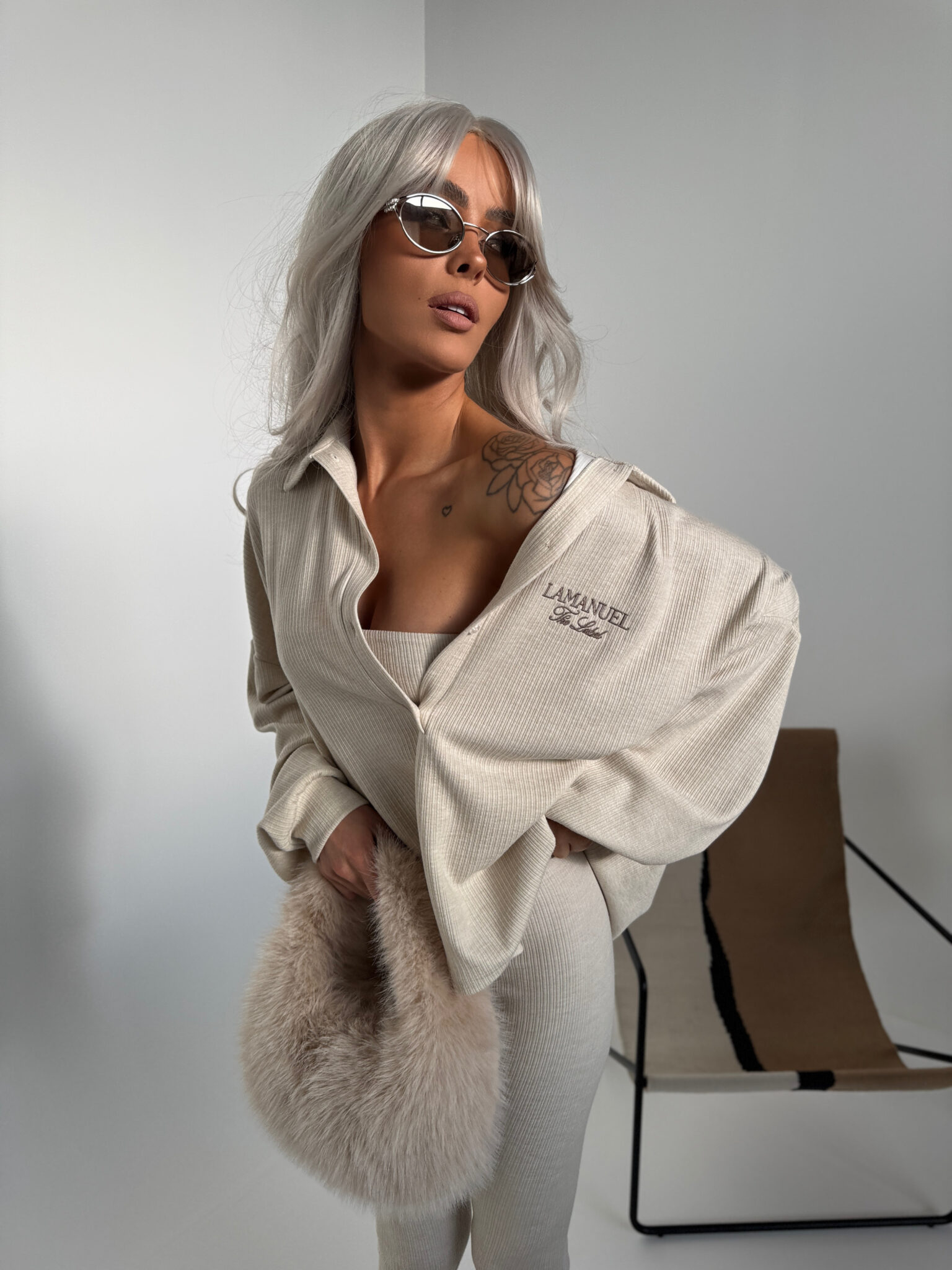 Bluza SEPARATE beż - obrazek 11