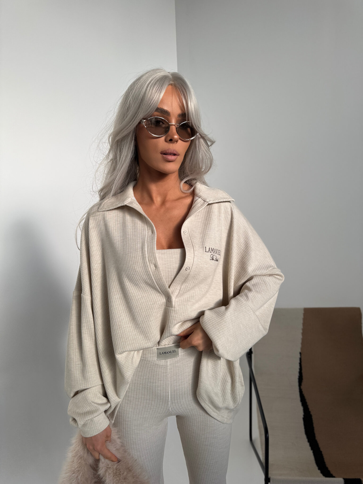 Bluza SEPARATE beż - obrazek 10