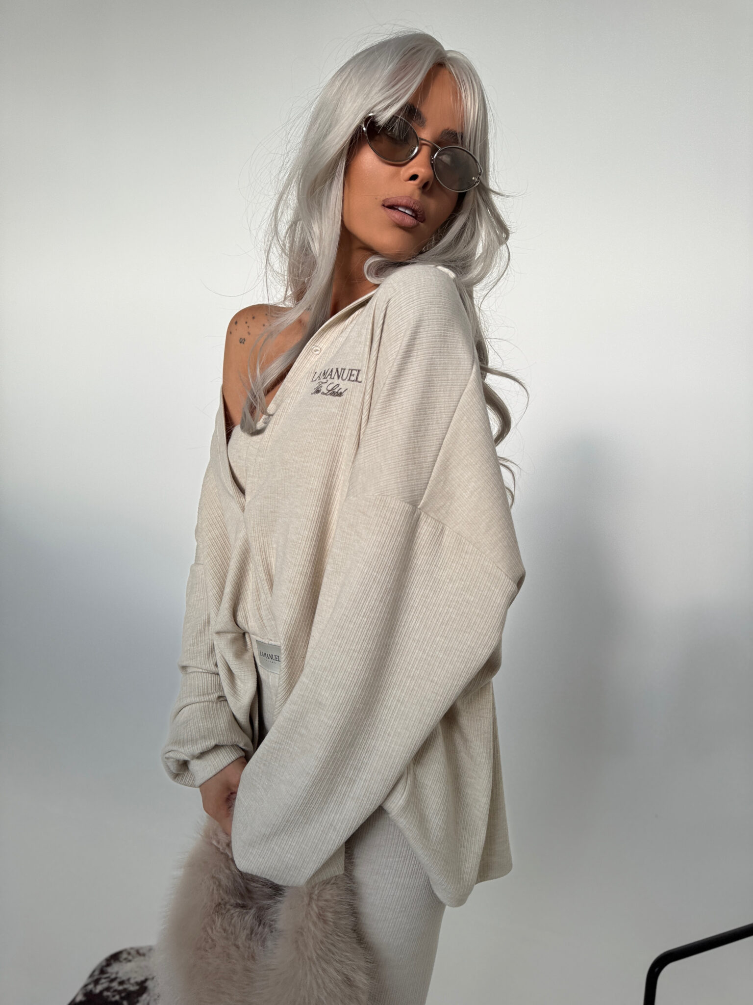 Bluza SEPARATE beż - obrazek 7