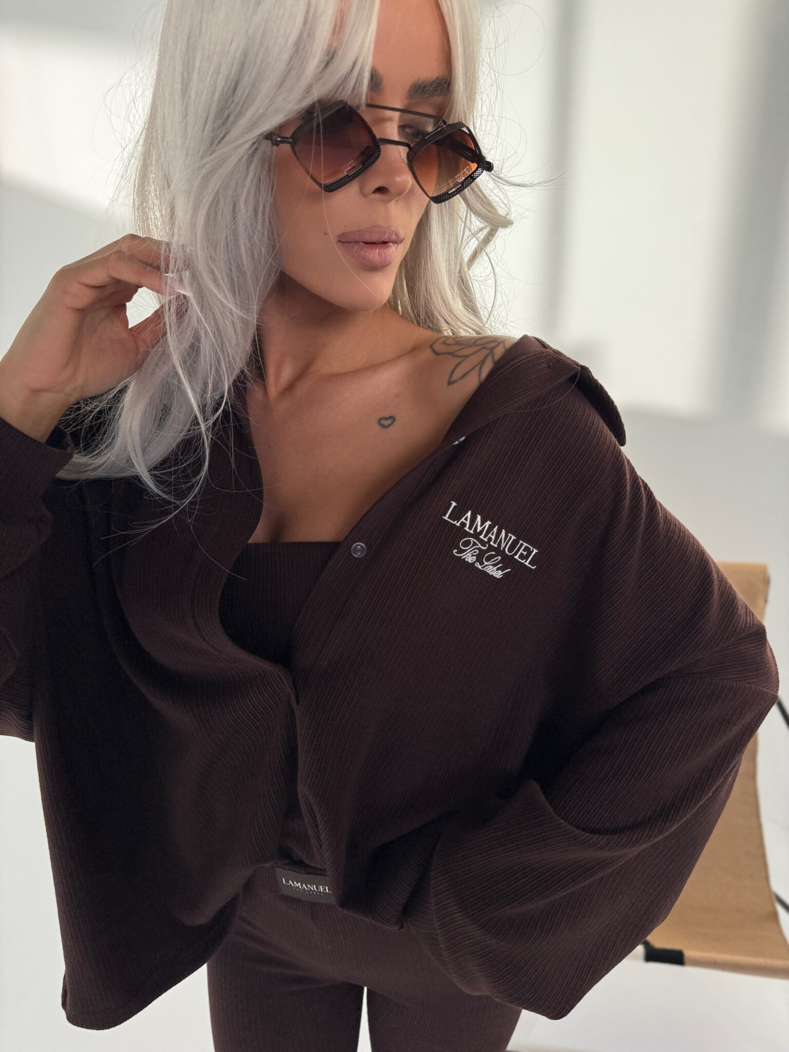 Bluza SEPARATE czekolada - obrazek 3