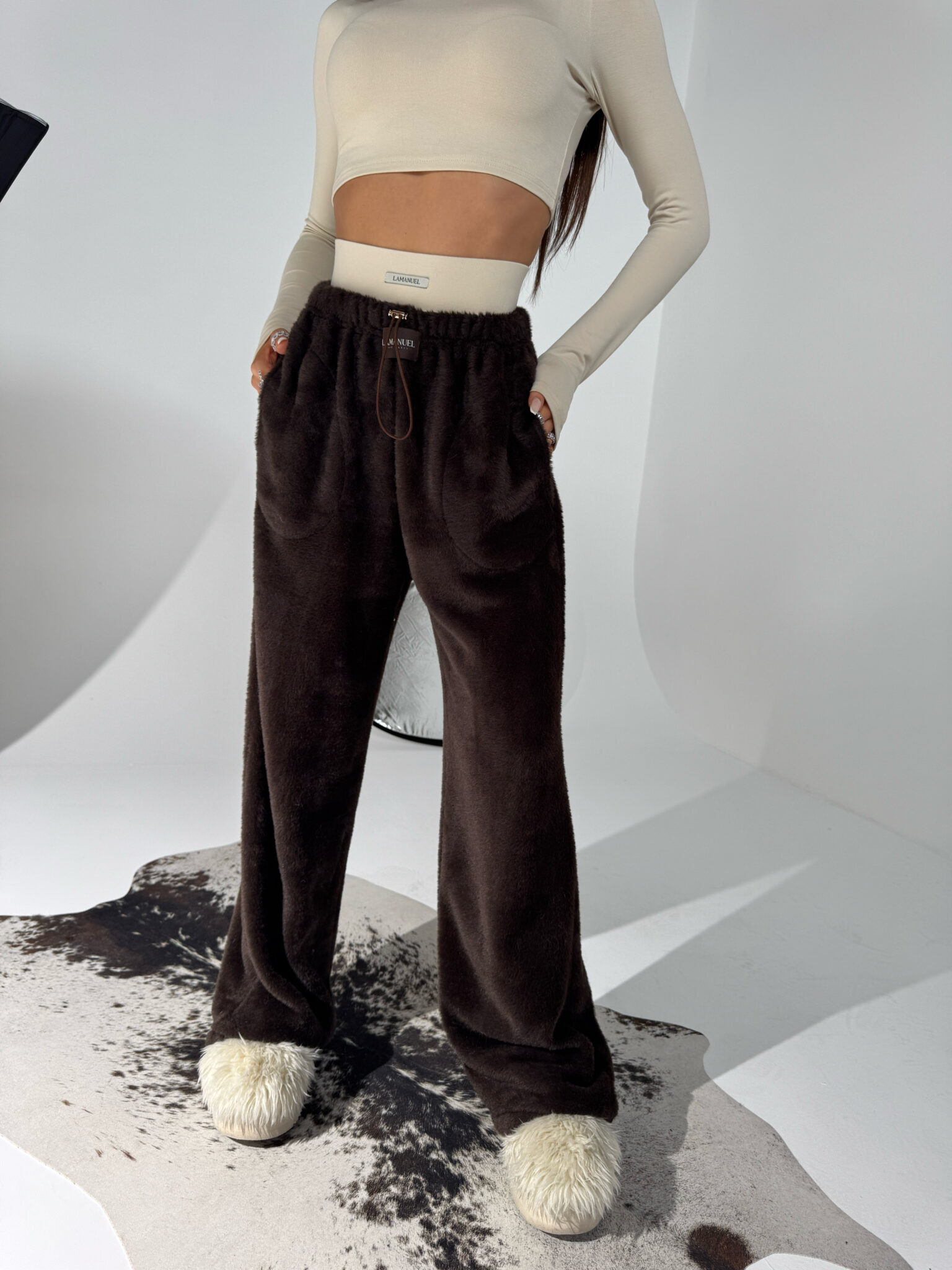 Spodnie TENDER czekolada