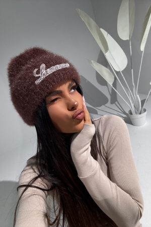 Czapka SNOWY czekolada