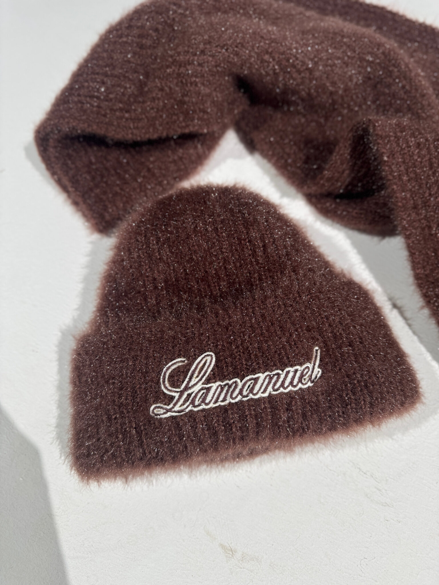 Czapka SNOWY czekolada - obrazek 2