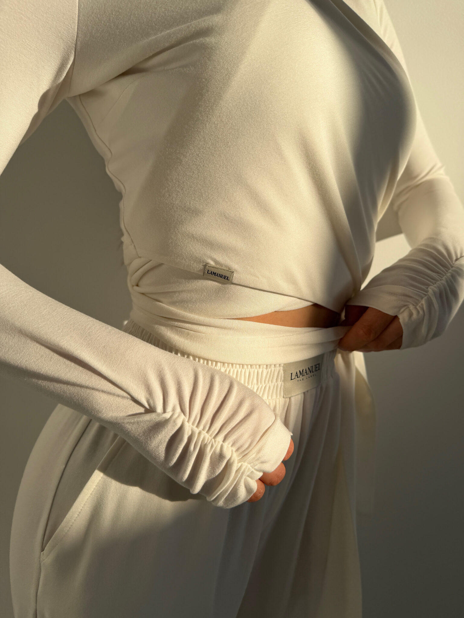 Top RIOT ecru - obrazek 4